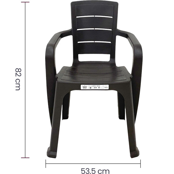 Silla Plástica con Brazos