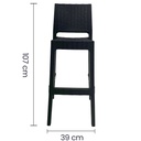 Silla para Bar Plástica