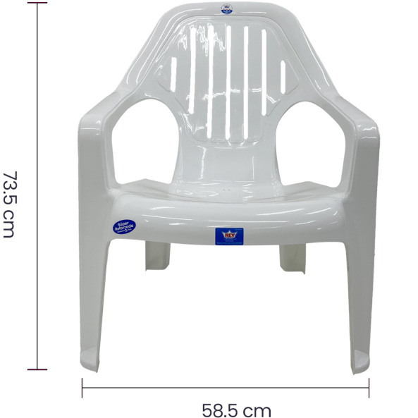 Silla Plástica Blanca