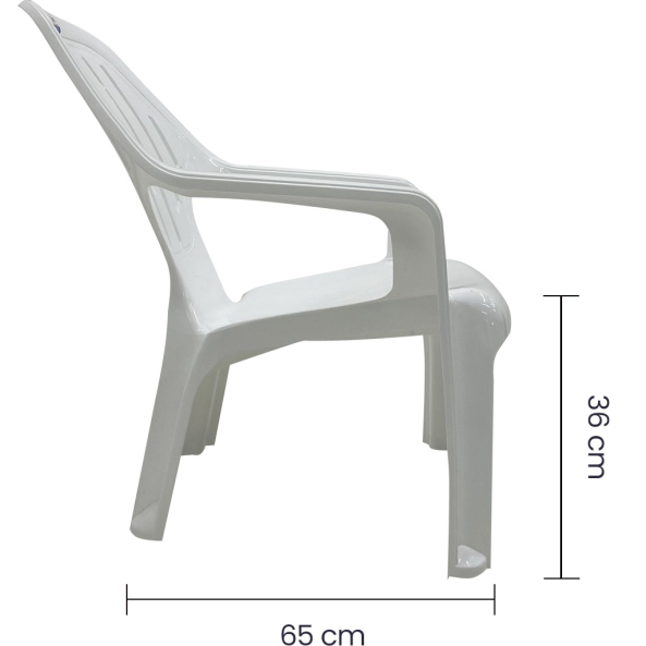 Silla Plástica Blanca