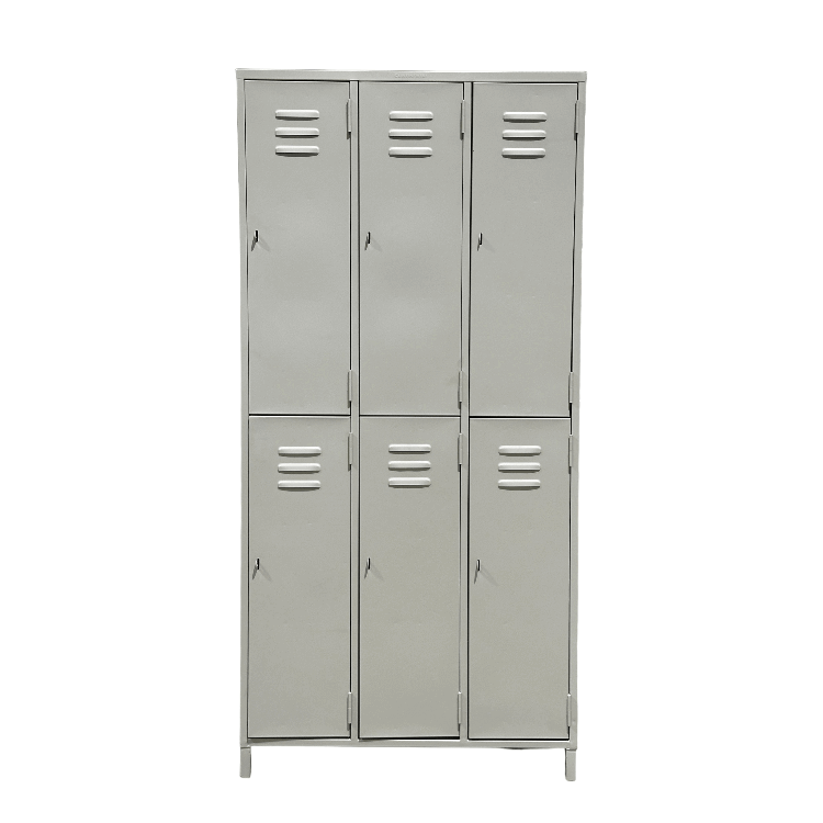 Locker metalico de 6 espacios