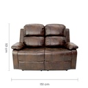 Sofa Doble Reclinable