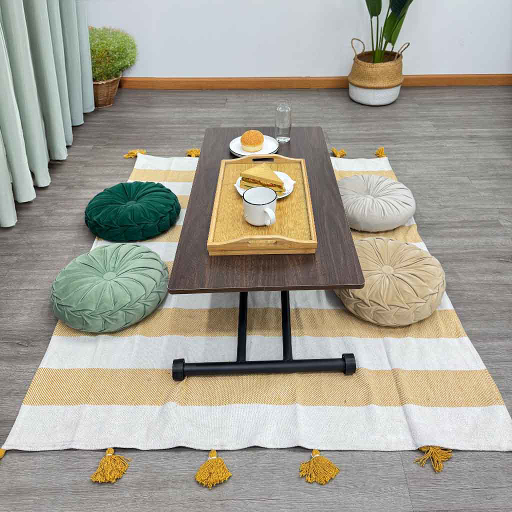 Mesa auxiliar con ajuste de altura