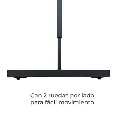 Mesa auxiliar con altura ajustable y rodines