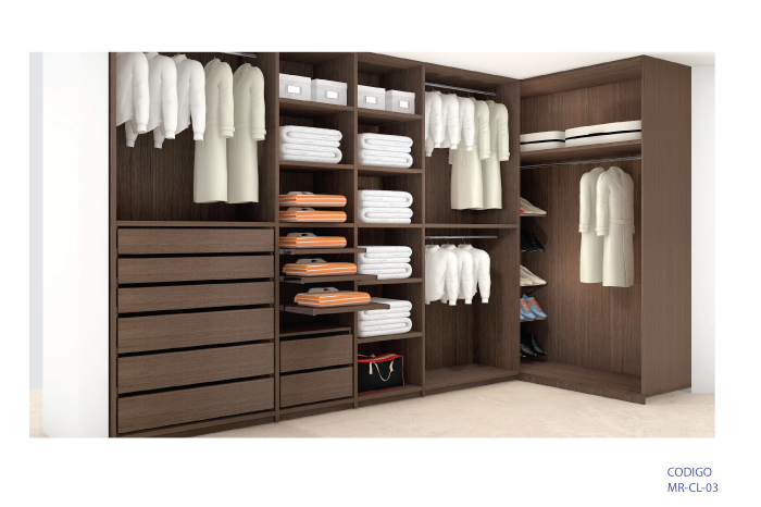 [MR-CL-03] Walking Closet a la medida
