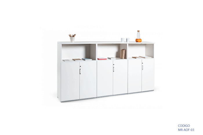 [MR-AOF-03] Mueble tipo credenza con puertas y estantes
