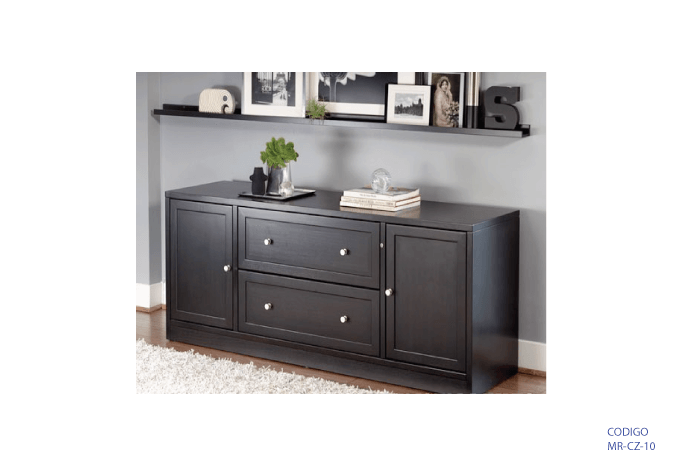 Credenza en Melamina con Frente en MDF
