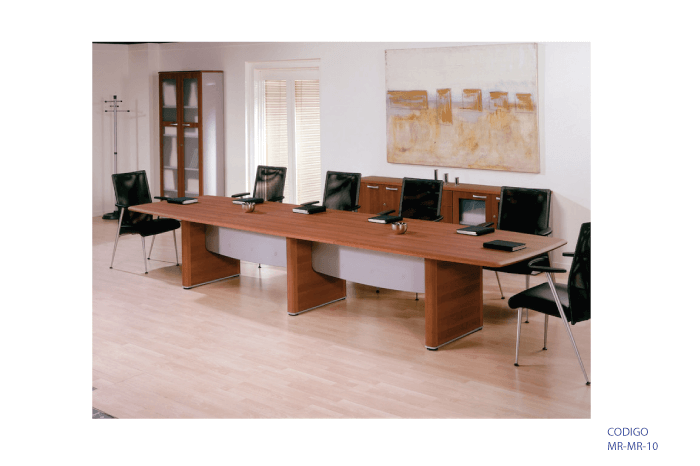 [MR-MR-10] Mesa de reuniones en melamina