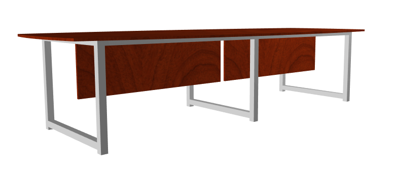 [DM-MR-555] Mesa de reuniones metal y madera para 8 personas