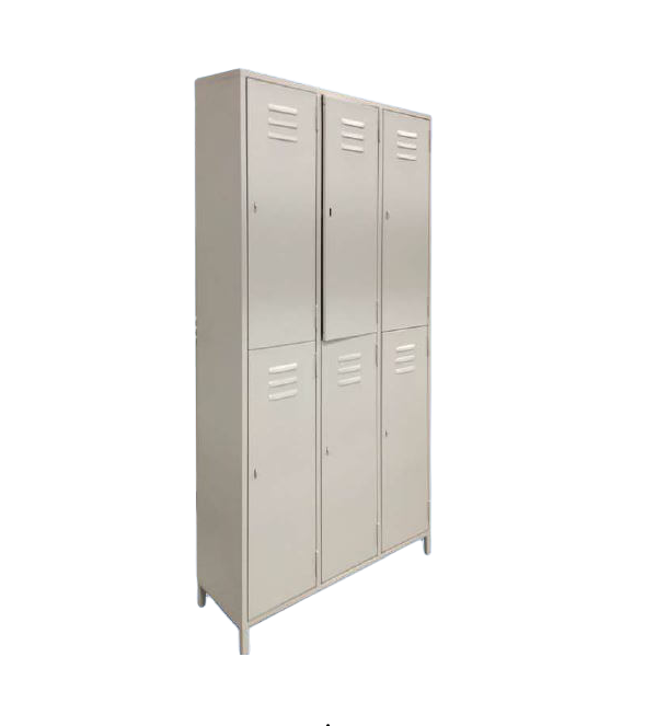 Locker metalico de 6 espacios
