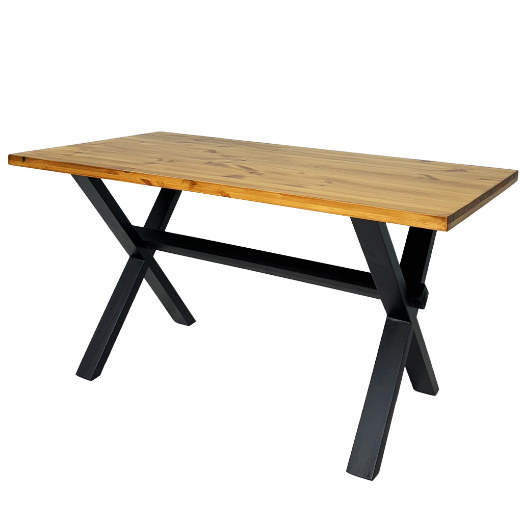 [TK-MS-04] MESA COMEDOR 150CMX80CM PATA NEGRA