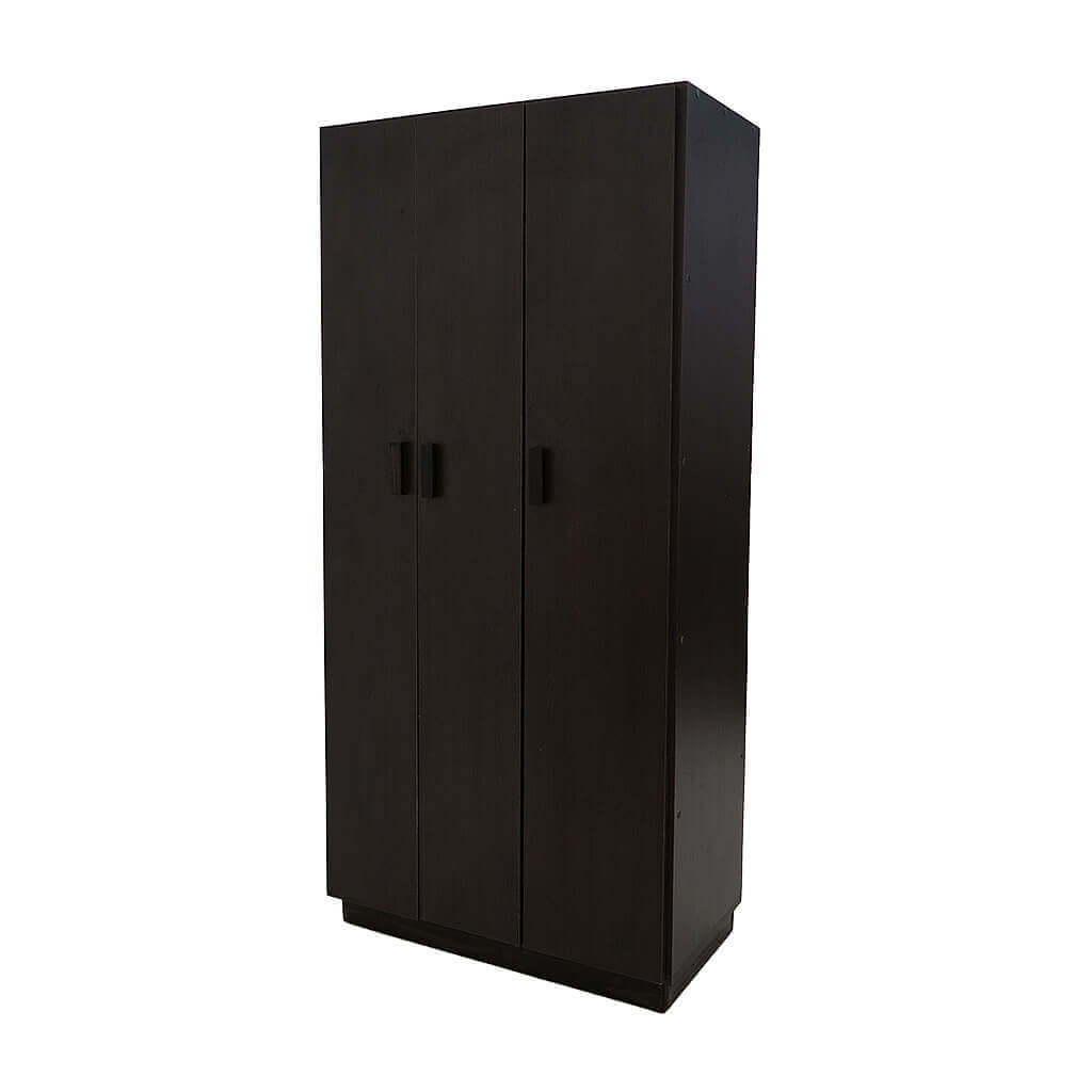 [TK-ROP-01] ROPERO 3 PUERTAS 85CMX45CMX180CM CHOCOLATE