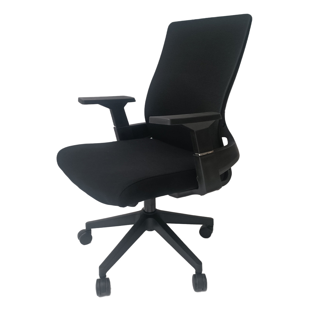 [TK-SI-52] SILLA SEMI EJECUTIVA MALLA NEGRA