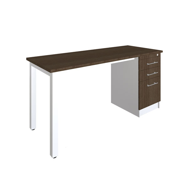 Escritorio Lineal con Pedestal