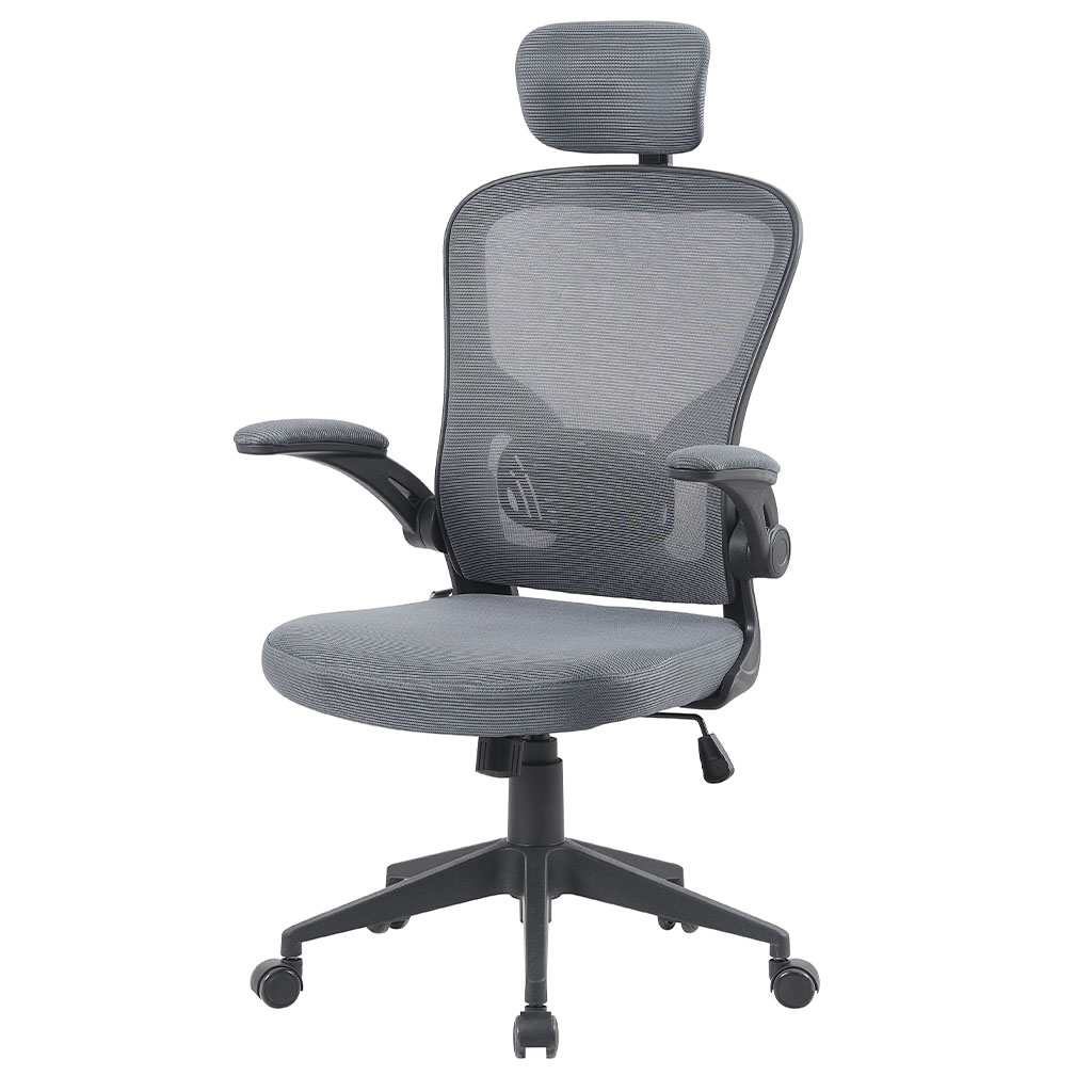 [TK-SI-65] SILLA SEMI-EJECUTIVA MALLA GRIS
