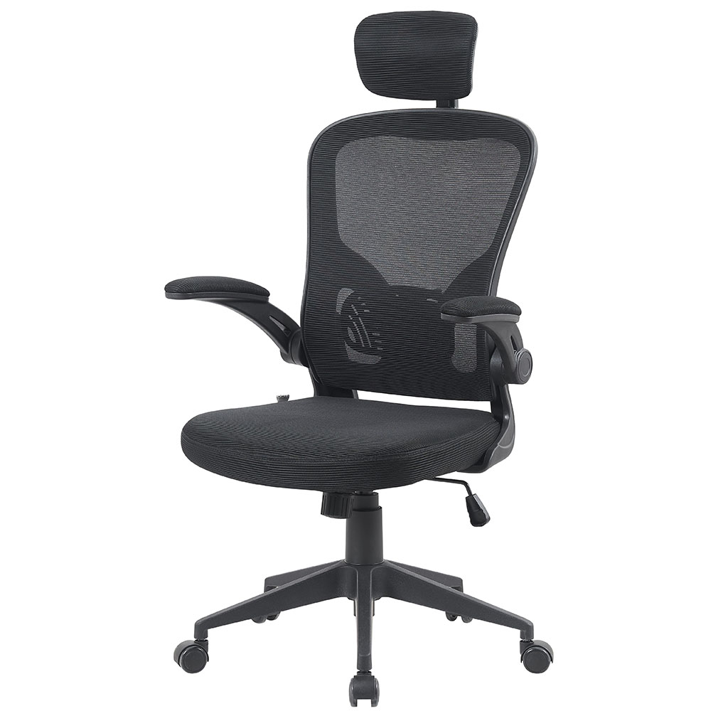 [TK-SI-66] SILLA SEMI-EJECUTIVA MALLA NEGRA