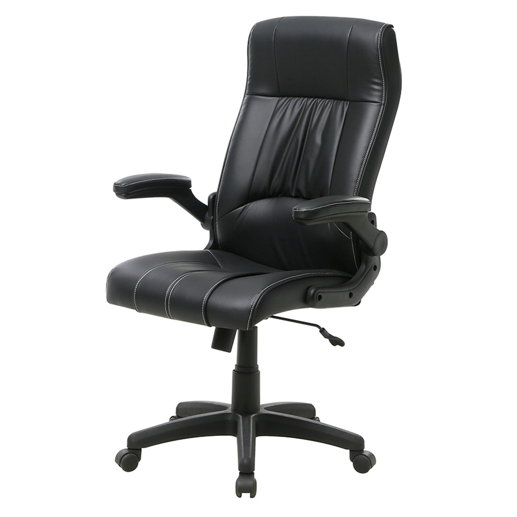 [TK-SI-69] SILLA EJECUTIVA VINILO NEGRO