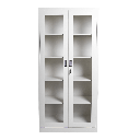 Armario metálico puertas de vidrio