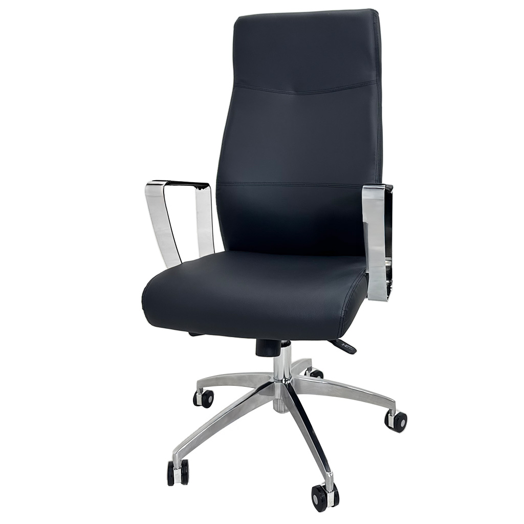 [TK-SI-72] SILLA EJECUTIVA VINILO NEGRO