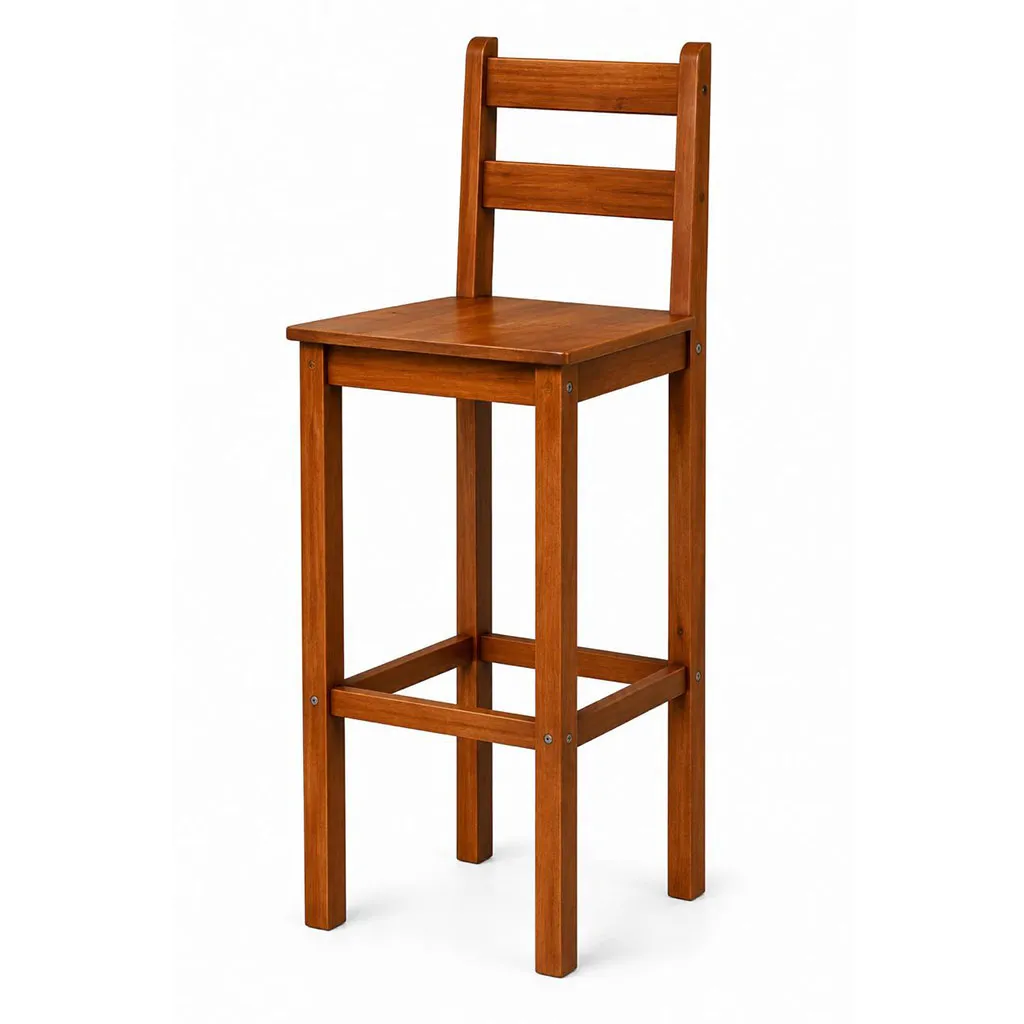 SILLA BAR MADERA PINO