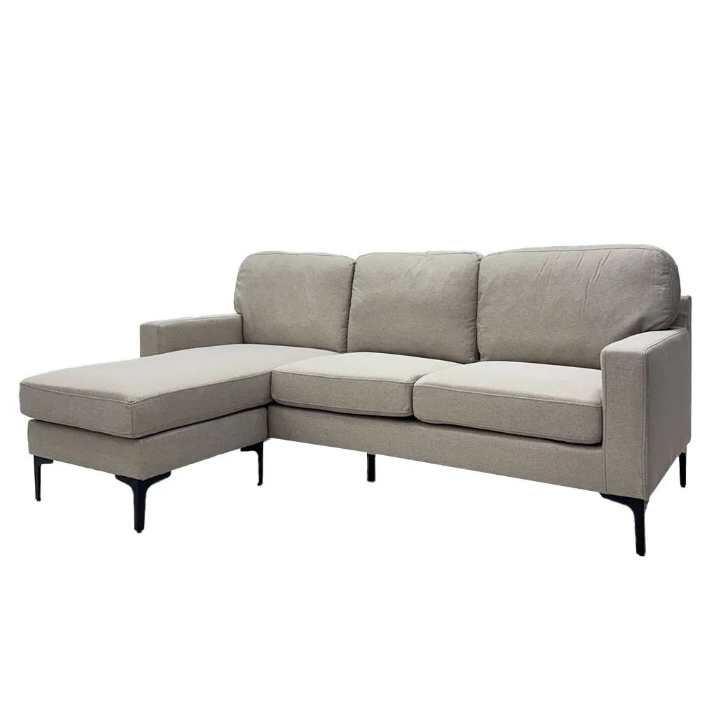 SOFA EN L LINO BEIGE