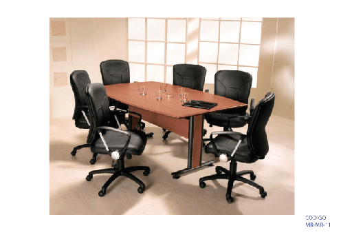 [MR-MR-11] Mesa de reuniones para 6 personas